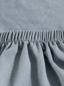 1入組素色椅套家用極簡滌綸椅套 - 淺灰色 - 查看 3