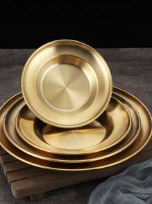 1 tấm thép không gỉ tối giản - Vàng - Xem 2