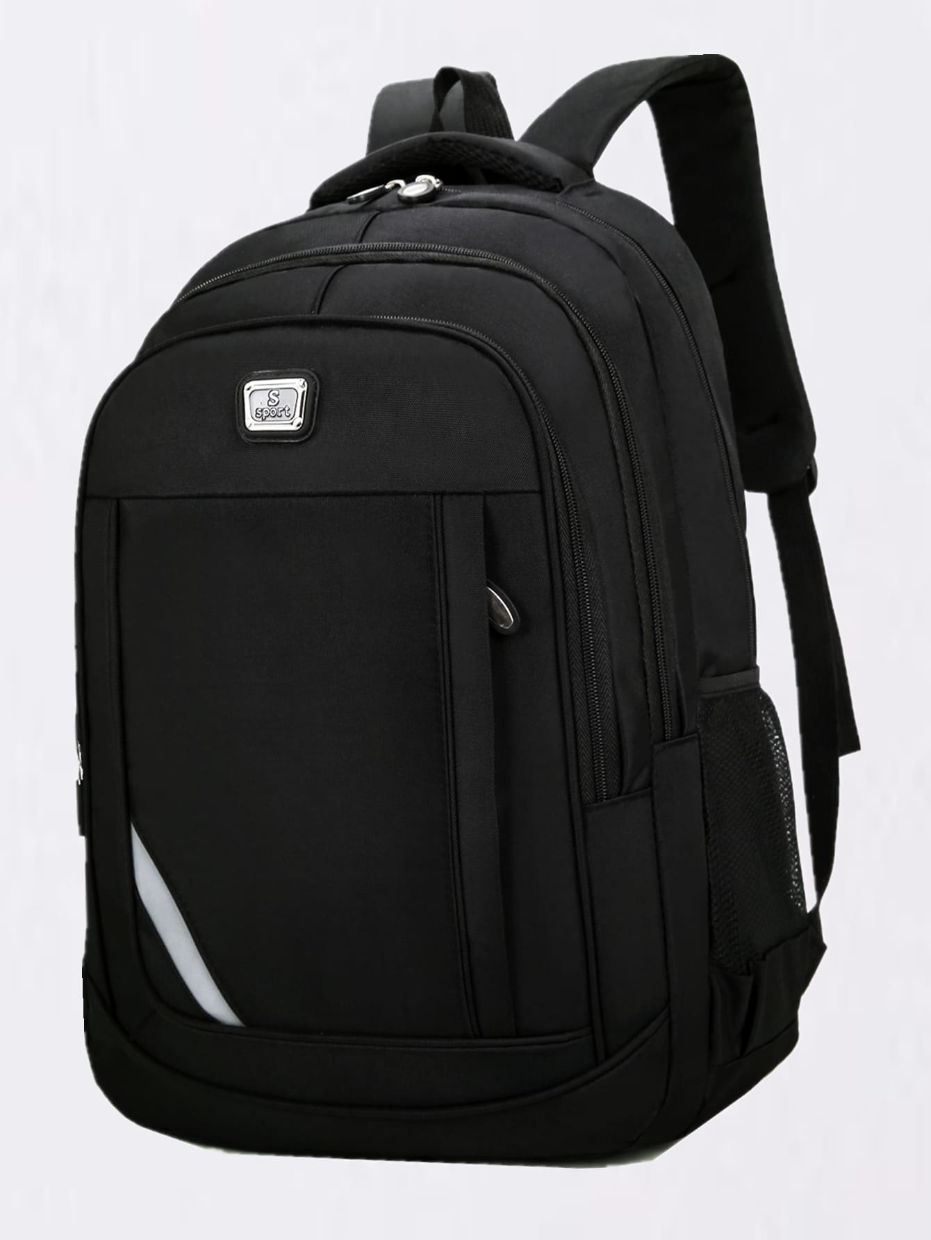 男士多拉链笔记本电脑背包 书包 书包 学校背包 上学背包 笔记本电脑包 电脑包 书包 背包 单肩包 旅行包 运动包 大学包 学习用品 高中 高中生 大学生 初中生 中学生 研究生 大学生 学校 商务 户外 徒步旅行 旅行 露营 运动