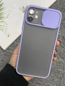 Slide Camera Cover Case Compatible With IPhone Compatible With IPhone 11,IPhone 13,IPhone 14 Pro Max - Purple - View 3