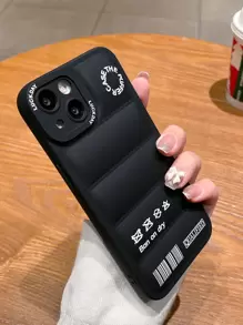 Ốp điện thoại in nhãn tương thích với iPhone 11,IPhone 13,IPhone 14 Pro Max - màu đen - Xem 2