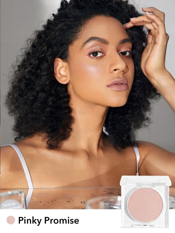 SHEGLAM Cosmic Crystal Mousse Highlighter Pinky Promise Powder