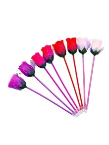 1 pieza Bolígrafo en forma de rosa al azar - Azul - Ver 3