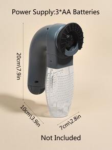 1pc Electric Pet Hair Remover Device - Grey - View 5