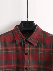 Manfinity Homme Áo sơ mi Nam Nút phía trước Sọc ca rô Giải trí - Nhiều màu - Xem 3