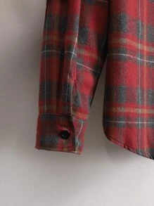 Manfinity Homme Áo sơ mi Nam Nút phía trước Sọc ca rô Giải trí - Nhiều màu - Xem 4