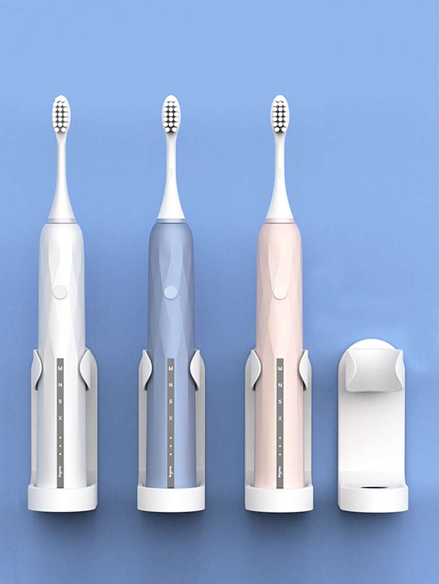 1 cái giá đỡ bàn chải đánh răng điện - trắng - Xem 1