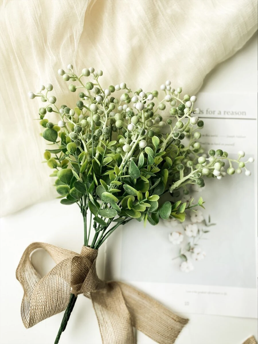 1 cây nhân tạo, cây giả trang trí nhà cửa, ngày lễ tình nhân, quà tặng sinh nhật, tốt nghiệp - màu xanh lá - Xem 1