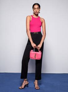 BizChic 羅紋針織背心上衣工作服