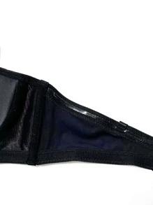 Women Black Casual Push Up Strapless Bra With Front Button Closure - Black - View 6