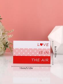 1 pieza Decoración con estampado de slogan rectángulo - Multicolor - Ver 3