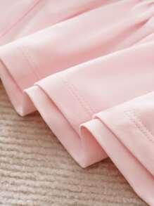 Yierying Toddler Girls Cartoon Graphic Ruffle Hem Dress - Multicolor - View 3