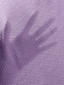 SHEIN EZwear Waffle Knit Cami Crop Top & Cycling Shorts Set - Lilac Purple - View 4