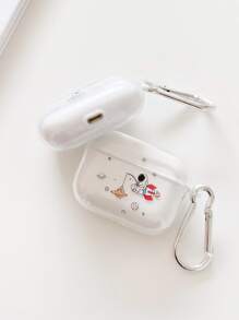 1pc Astronaut Pattern Case Compatible With AirPods - Multicolor - View 2