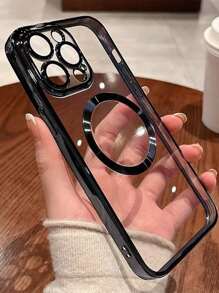 Ốp điện thoại trong suốt tối giản tương thích với iPhone15/15Plus/15Pro/15Promax - Trong sáng - Xem 1