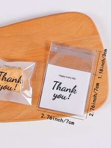 100 件礼品包装袋、饼干袋、糖果包装袋、礼品袋、圣诞礼品袋