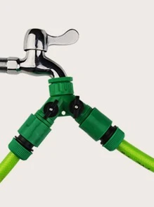 1入組水龍頭分流器帶閥門 - 綠色 - 查看 4