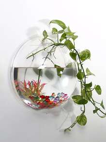 bình nước trang trí treo tường - trắng - Xem 4