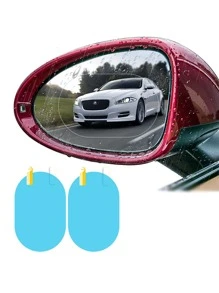 2入組汽車後視鏡鏡子防水膜 - 無色 - 查看 6
