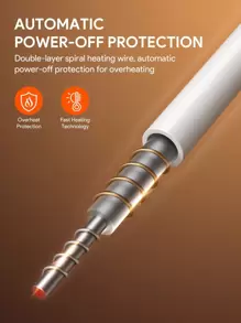 JMMO Heated Mattress Pad,Electric Bed Warmer With 9 Heat Levels,Ultra Soft & Skin-Friendly,Auto-Off Protection & 1-12Hours Timer,180cm*120cm - EU Plug - Brown - View 6