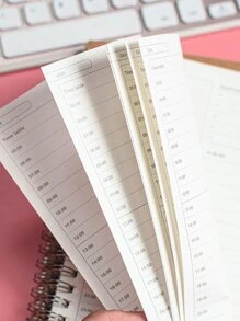 1入組螺旋計劃筆記本 - 卡其色 - 查看 2