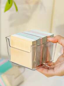 1 hộp đựng văn phòng phẩm trong suốt - Trong sáng - Xem 1