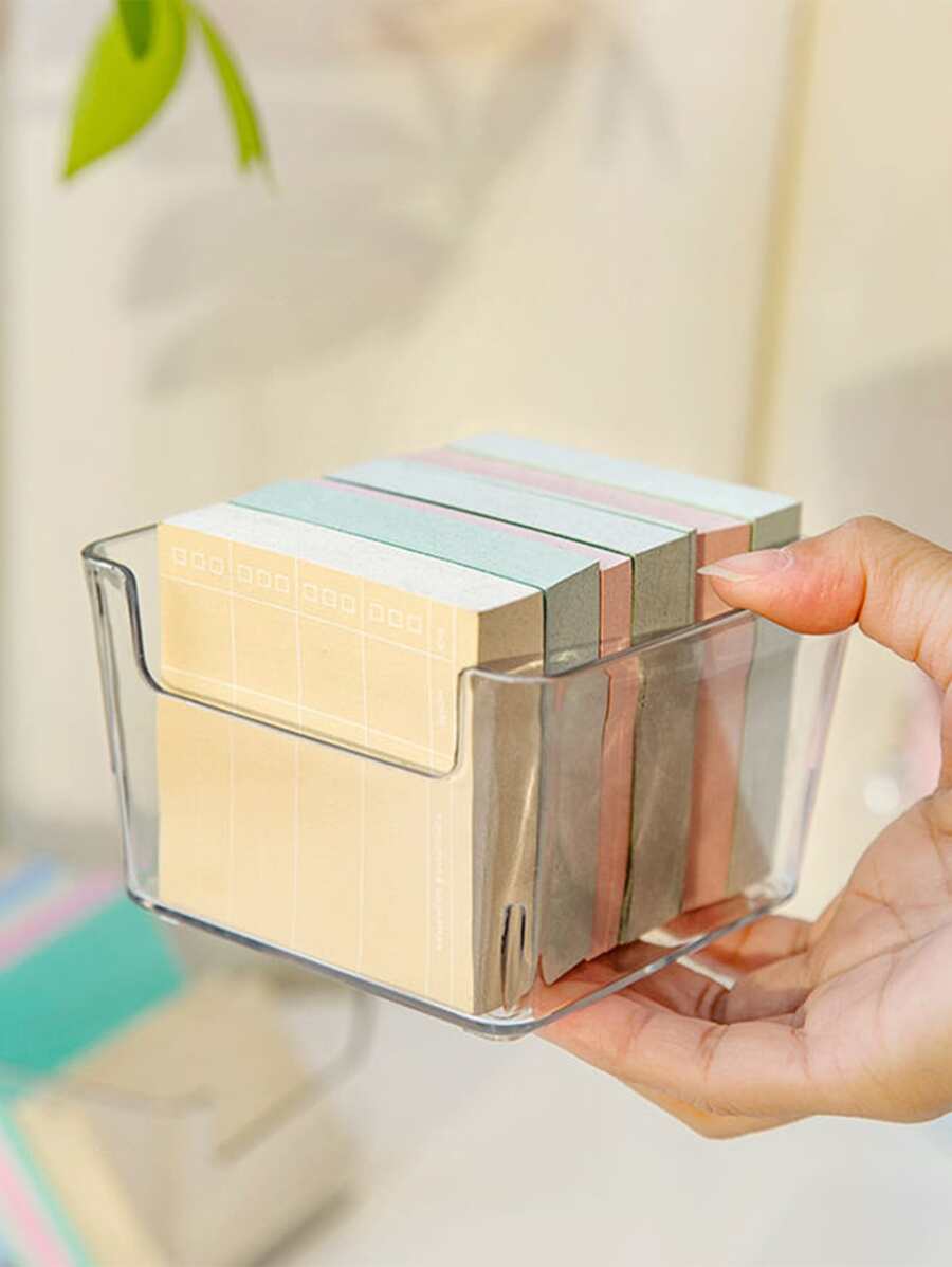 1 hộp đựng văn phòng phẩm trong suốt - Trong sáng - Xem 1