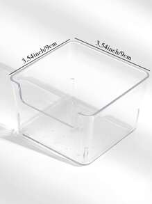 1 hộp đựng văn phòng phẩm trong suốt - Trong sáng - Xem 2