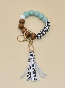 Móc khóa tua rua - Nhiều màu - Xem 1