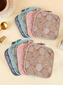 1入組葉子圖案隨機隔熱墊