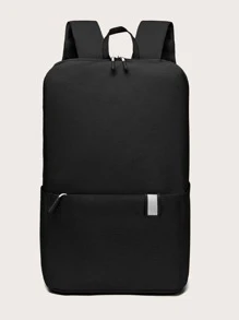 Niños Mochila clásica minimalista - Negro - Ver 2