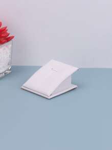 Giá trưng bày trang sức trơn 1 cái - trắng - Xem 4