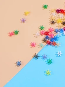 200pcs Flower Design Bead - Multicolor - View 2