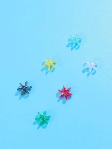 200pcs Flower Design Bead - Multicolor - View 4