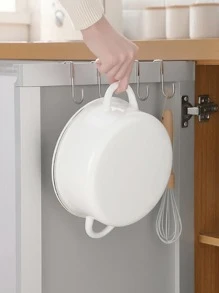 1入組不銹鋼壁掛鉤 - 銀色 - 查看 3