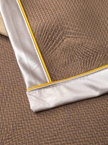 1入組壓花細節沙發巾 - 咖啡棕 - 查看 6