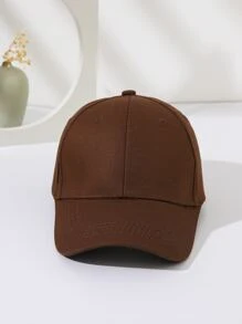 素色棒球帽 - 咖啡棕 - 查看 2