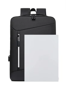 Mochila funcional minimalista - Negro - Ver 4