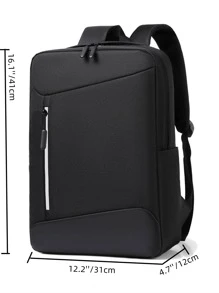Mochila funcional minimalista - Negro - Ver 5