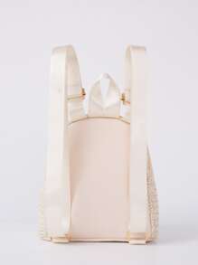 1入優質織帶多色童裝輕便時尚迷你背包，輕量多功能旅行背包，適用於男女童，戶外旅行使用