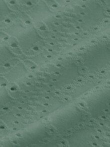 SHEIN EZwear 大圓領荷葉袖短款T恤