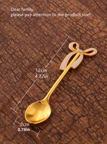 1set New Fashionable European Style Fruit Plate Spoons, Cute Swan Shaped Golden Spoons (6pcs Spoons + 1 Stand), Suitable For Buffet, Home, Cafe, Club,Kitchen,Christmas Gift,School Supplies - Multicolor - View 9