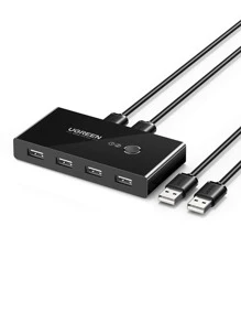 UGREEN USB 交換器 PC 共用選擇器 - 黑色 - 查看 2