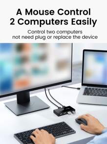 UGREEN USB 交換器 PC 共用選擇器 - 黑色 - 查看 5