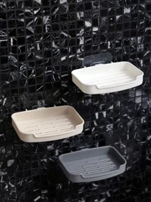 1 件固体肥皂盒架，壁挂式肥皂收纳架，适用于浴室家居浴室装饰秋季装饰返校 - 彩色 - 查看 5