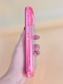 粉色防摔透明手机壳适用于 iPhone15/15Plus/15Pro/15Promax 防水防震防刮 - 粉色 - 查看 4