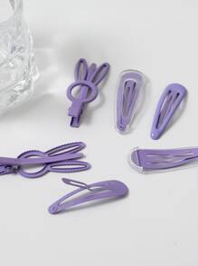 6 件装卡通耳饰发夹爪夹发夹发夹