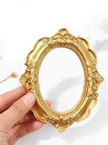 1 cái khung ảnh thiết kế trang trí thủ công - Vàng - Xem 2