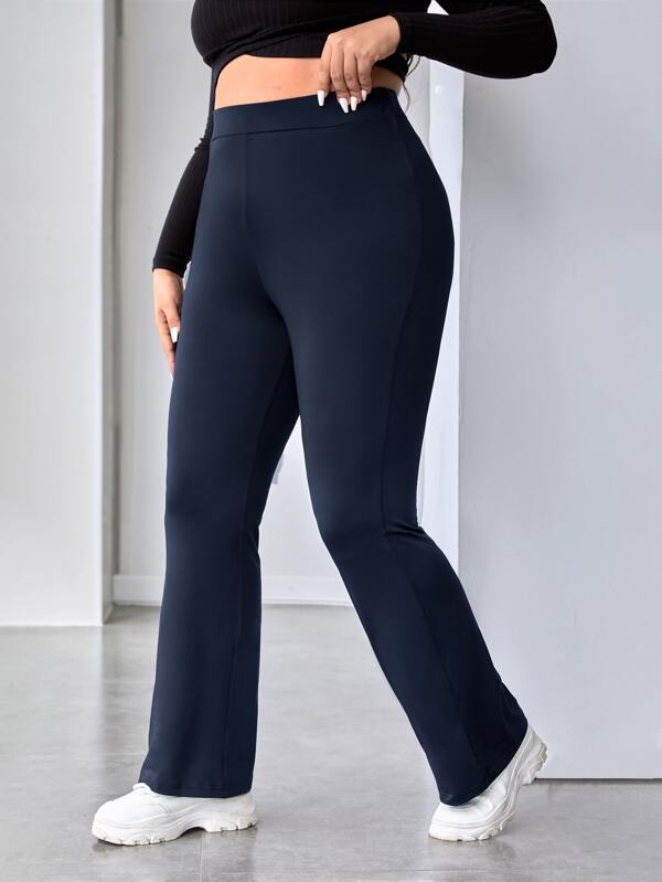 SHEIN Essnce Plus Flare Leg Pants
