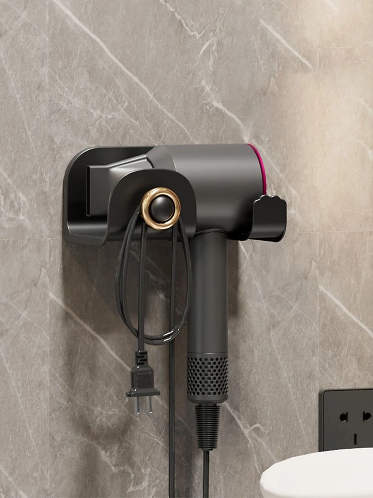 1pc Wall Hanging Hair Dryer Holder SHEIN